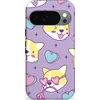 Image de Casetastic Hoesje Geschikt voor Google Pixel 10/10 Pro - Stijlvolle Beschermende Duo-layer Case - Liefde is een Corgi
