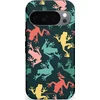 Image de Casetastic Hoesje Geschikt voor Google Pixel 10/10 Pro - Stijlvolle Beschermende Duo-layer Case - Regenwoud Kikkers