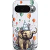 Image de Casetastic Hoesje Geschikt voor Google Pixel 10/10 Pro - Stijlvolle Beschermende Duo-layer Case - Olifant Verjaardag