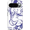 Image de Casetastic Hoesje Geschikt voor Google Pixel 10/10 Pro - Stijlvolle Beschermende Duo-layer Case - Blauwe Panter Hoofd