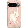 Image de Casetastic Hoesje Geschikt voor Google Pixel 10/10 Pro - Stijlvolle Beschermende Duo-layer Case - Schattig konijntje