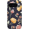 Image de Casetastic Hoesje Geschikt voor Google Pixel 10/10 Pro - Stijlvolle Beschermende Duo-layer Case - Bloemen Nacht