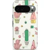 Image de Casetastic Hoesje Geschikt voor Google Pixel 10/10 Pro - Stijlvolle Beschermende Duo-layer Case - Vrolijke cactus