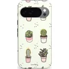 Image de Casetastic Hoesje Geschikt voor Google Pixel 10/10 Pro - Stijlvolle Beschermende Duo-layer Case - Familie Cactus