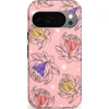 Image de Casetastic Hoesje Geschikt voor Google Pixel 10/10 Pro - Stijlvolle Beschermende Duo-layer Case - Bloemen Pastel Roze