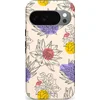 Image de Casetastic Hoesje Geschikt voor Google Pixel 10/10 Pro - Stijlvolle Beschermende Duo-layer Case - Bloemenschets