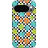 Image de Casetastic Hoesje Geschikt voor Google Pixel 10/10 Pro - Stijlvolle Beschermende Duo-layer Case - Retro Bloem Power