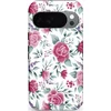 Image de Casetastic Hoesje Geschikt voor Google Pixel 10/10 Pro - Stijlvolle Beschermende Duo-layer Case - Paarse Bloem Pracht