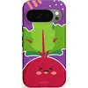 Image de Casetastic Hoesje Geschikt voor Google Pixel 10/10 Pro - Stijlvolle Beschermende Duo-layer Case - Kawaii Groenten Look
