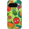 Image de Casetastic Hoesje Geschikt voor Google Pixel 10/10 Pro - Stijlvolle Beschermende Duo-layer Case - Cartoon Groente Mix