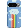 Image de Casetastic Hoesje Geschikt voor Google Pixel 10/10 Pro - Stijlvolle Beschermende Duo-layer Case - Regenboogwolkje