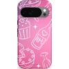 Image de Casetastic Hoesje Geschikt voor Google Pixel 10/10 Pro - Stijlvolle Beschermende Duo-layer Case - Roze Gebakfeest