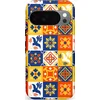 Image de Casetastic Hoesje Geschikt voor Google Pixel 10/10 Pro - Stijlvolle Beschermende Duo-layer Case - Mediterraanse Tegels