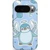 Image de Casetastic Hoesje Geschikt voor Google Pixel 10/10 Pro - Stijlvolle Beschermende Duo-layer Case - Pinguin vleugels