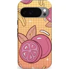 Image de Casetastic Hoesje Geschikt voor Google Pixel 10/10 Pro - Stijlvolle Beschermende Duo-layer Case - Fruitige bananen ruitjes