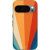 Image de Casetastic Hoesje Geschikt voor Google Pixel 10/10 Pro - Stijlvolle Beschermende Duo-layer Case - Retro straal