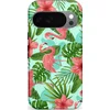 Image de Casetastic Hoesje Geschikt voor Google Pixel 10/10 Pro - Stijlvolle Beschermende Duo-layer Case - Flamingo jungle