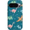 Image de Casetastic Hoesje Geschikt voor Google Pixel 10/10 Pro - Stijlvolle Beschermende Duo-layer Case - Ruimte raptors