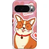 Image de Casetastic Hoesje Geschikt voor Google Pixel 10/10 Pro - Stijlvolle Beschermende Duo-layer Case - Kwispelend geluk