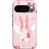 Image de Casetastic Hoesje Geschikt voor Google Pixel 10/10 Pro - Stijlvolle Beschermende Duo-layer Case - Valentijns Liefdes Konijn Cupido