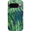 Image de Casetastic Hoesje Geschikt voor Google Pixel 10/10 Pro - Stijlvolle Beschermende Duo-layer Case - Summer Beach Palm Leaves
