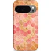 Image de Casetastic Hoesje Geschikt voor Google Pixel 10/10 Pro - Stijlvolle Beschermende Duo-layer Case - Honeycomb Art Coral