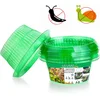 Image de Slakkenkraag - slakkenbescherming - slakkenhek - slakkenbeschermringen - plantenbescherming - Ø 24 cm - groen - set van 12 Snail Protection