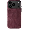 Image de Alcanside Luxe Hoesje geschikt voor Apple iPhone 17 Pro   Magsafe 360° Shock Proof Telefoonhoesje   Premium Alcantara Case   100% Optimale Bescherming   Wine Red