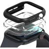 Image de Ringke Slim Hoesje (2-Pack) Geschikt voor Apple Watch 11/10 series 46MM - Bumper Case - Lichtgewicht - Transparant & Matte Zwart