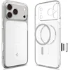 Image de Spigen Ultra Hybrid T MagFit Hoesje Geschikt voor Apple iPhone 17 Pro Max - Back Cover Compatibel met MagSafe - Transparant Wit