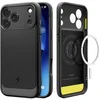 Image de Spigen Rugged Armor Mag backcover geschikt voor iPhone 17 Pro   Zwart   MagSafe compatibel