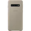Image de Samsung Leren Backcover Hoesje - Geschikt voor Samsung Galaxy S10 - Grijs