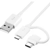 Image de Samsung - Kabel micro-USB / USB-C naar USB 2 - 1,5m - wit