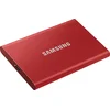 Image de Samsung Portable T7 - Externe SSD - USB C 3.2 - Inclusief USB C en USB A kabel - 500 GB - Rood