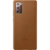 Image de Samsung Leather Hoesje - Samsung Galaxy Note 20 - Bruin