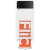 Image de Samsung Siliconen Cover met Strap - Samsung Galaxy Z Flip4 - White