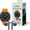 Image de Samsung Sport Pack (Galaxy Watch Ultra + Galaxy Buds 3 Pro) - Smartwatch - 47mm - E-simkaart - Titanium Zilverkleurig