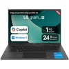 Image de LG 14Z90RU-G.AP55B laptop Intel® Core  i5 i5-1334U 35,6 cm (14") WUXGA 16 GB LPDDR4x-SDRAM 512 GB SSD Wi-Fi 6E (802.11ax) Windows 11 Pro Engels Zwart