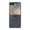 Image de Samsung Galaxy Z Flip8 Hoesje - Silicone Ring Magnet - Zwart