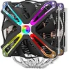 Image de Zalman CNPS20X, High end dual tower RGB cooler / - 140mm adressable RGB fan (SF140) x 2 / - Patented corrugated fins for optimized cooling / - 6 heatpipes / - Advanced FDB bearing / - STC8 thermal compound included / - TDP 300