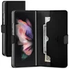 Image de Mercury, Hoesje Geschikt voor Samsung Galaxy Z Fold 3 Folio Magneet met Ticket Houder, Zwart