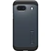 Image de Spigen Tough Armor Hoesje Geschikt voor Google Pixel 8a - Back Cover met Kickstand Metal Slate