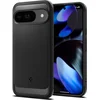 Image de Spigen Rugged Armor Hoesje Geschikt voor Google Pixel 9 / 9 Pro - Back Cover met Air Cushion - Carbon - Matte - Zwart