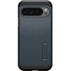 Image de Spigen Tough Armor Hoesje Geschikt voor Google Pixel 9 Pro XL - Back Cover met Kickstand Metal Slate