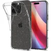 Image de Spigen Liquid Crystal Hoesje Geschikt voor Apple iPhone 16 Pro - Back Cover TPU Glitter Transparant