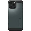 Image de Spigen Tough Armor Hoesje Geschikt voor Apple iPhone 16 Pro | Compatibel met MagSafe | Back Cover Militaire Standaard | Kickstand | Groen