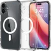 Image de Spigen Ultra Hybrid MagFit - Hoesje Geschikt voor Apple iPhone 16 - Compatibel met MagSafe - Back Cover Transparant Wit