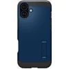 Image de Spigen Tough Armor Hoesje Geschikt voor Apple iPhone 16 | Compatibel met MagSafe | Back Cover Militaire Standaard | Kickstand | Blauw