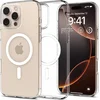 Image de Spigen Liquid Crystal MagFit Hoesje Geschikt voor Apple iPhone 16 Pro Max - Compatibel met MagSafe - Back Cover TPU Transparant