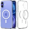 Image de Spigen Liquid Crystal MagFit Hoesje Geschikt voor Apple iPhone 16 Plus - Compatibel met MagSafe - Back Cover TPU Transparant